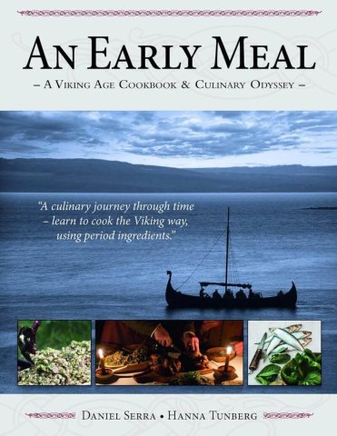 Book cover for 'An Early Meal', a Viking Age cookbook.